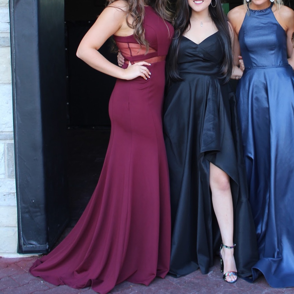 Prom Dress, Maroon, Long